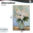 thumbnail image 4 of Stupell Industries Traditional Tall Flowers in Glass Vase Canvas Art, 30 x 45, by Petals Prints Design, 4 of 8