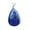 lapis-lazuli, variant on Solid 925 Sterling Silver Pendant For Men Women, Genuine Purple Amethyst Pear Big Gemstone Unique Handcrafted February Birthstone Gift