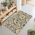 thumbnail image 2 of Colorful Flower 2x3ft Non Slip Area Rug William Morris Abstract Boho Plant Floral Green Herbs Washable&nbsp;Soft Area Rugs for Living Room, Indoor&nbsp;Circle Carpet for Bedroom Dining Room Kitchen, 2 of 9