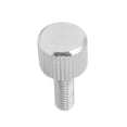 thumbnail image 4 of Computer PC Case Stainless Steel Flat Head Knurled Thumb Screw M4 x 12mm 5pcs, 4 of 5