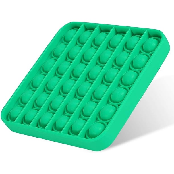 Juguetes de descompresión sensorial de burbujas de tipo empuje populares, juguetes sensoriales de silicona para apretar para necesidades especiales de autismo, alivio del estrés para adultos, así que