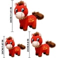 thumbnail image 5 of QenASHaing 2026 Chinese New Year of The Horse Plush, Funny Smiling/Crying Horse Plushie Figurine, Souvenir Mascot for Car Ornaments Home Office Store Restaurant Tabletop Decors, 5 of 8