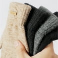 thumbnail image 3 of Men's Winter Warm Arctic Fleece Knitted Gloves Touchscreen Warm Anti-Skid Riding Wrist Windproof High-Elastic Wool Gloves Women ,Easy to Wear, 3 of 8