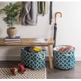 thumbnail image 5 of DII Round Lattice Decorative Bin, Small, 100% Polyester, Multiple Colors/Sizes, 5 of 6