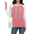 thumbnail image 6 of Womens Hoodies Pullover, Yigetop Hoodies for Women Lightweight Long Sleeve Sweatshirt Loose Fit Tops with Pockets 2025 Women Hoodie Pink 2XL, 6 of 9