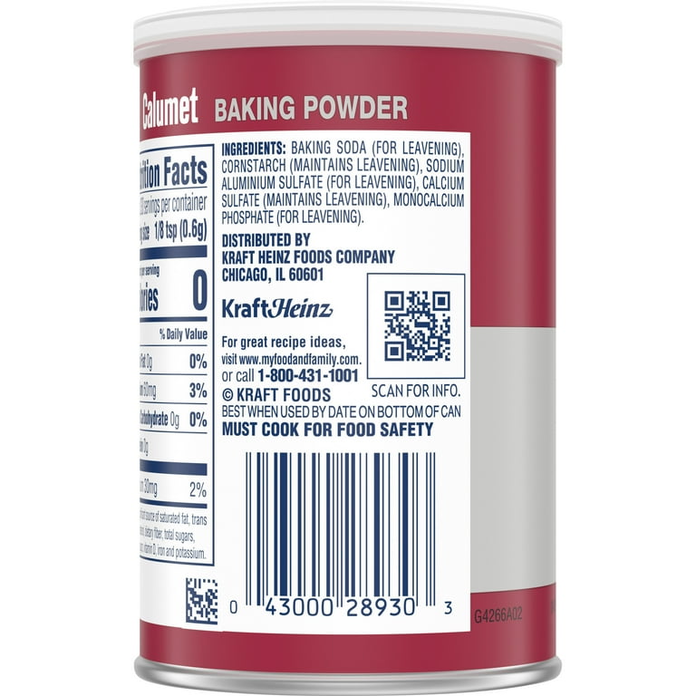 Calumet Double Acting Baking Powder, 7 oz Canister - Walmart.com