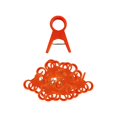 thumbnail image 1 of 100 Pcs Clips de Plantes de Jardin Portables Tomate Support de Légumes Fleur 2.0cm Rouge, 1 of 9