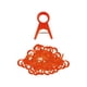 thumbnail image 1 of 100 clips de soporte para plantas de jardín, abrazaderas para plantas de flores, flores de vid 20 cm rojo, 1 of 9