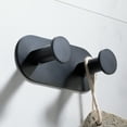 thumbnail image 6 of Kraus Bathroom Robe and Towel Double Hook, Matte Black Finish, 6 of 8