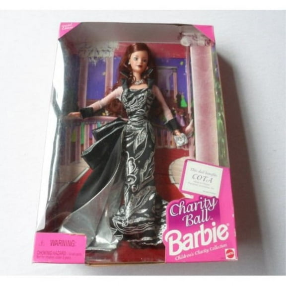 COTA Charity Ball Barbie Doll Brunette 1997 Mattel 18979