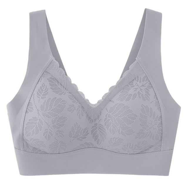 Brasier Tela de Mantequilla Sujetador Push up sin Aros de Acero, con Ajuste Lateral y sin Costuras para Pecho Pequeño Mediana