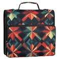 thumbnail image 5 of FORMRS Zipper Binder with Shoulder Strap 2-inch Ring 500 Sheet Capacity File Bag, Red Abstract, 5 of 5