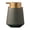 Gray, variant on DQQ153 Soap Dispenser Ceramic with Easy-to-Press Pump 400ml Porcelain Soap Pitcher Lotion Bottle for Bathroom or Kitchen Sink