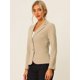 thumbnail image 2 of ChaqueDe Traje De ChaqueElástiCon Cuello De SolaPaOficiDe Trabajo PaMujer Caqui M, 2 of 6