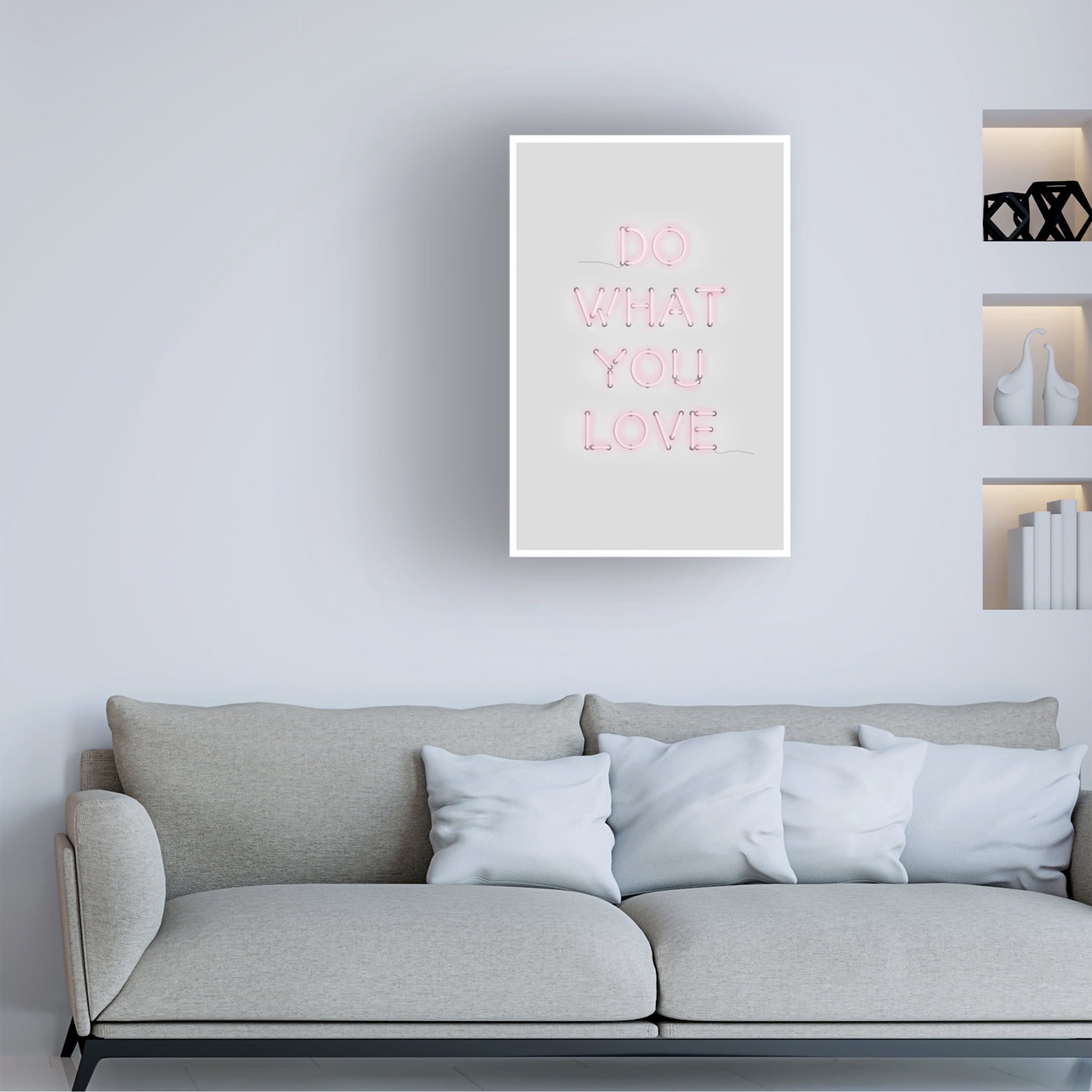 Trademark Fine Art THE MIUUS STUDIO Do What You Love Canvas Wall Art