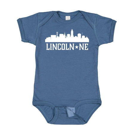 

Inktastic Lincoln Nebraska Skyline NE Cities Gift Baby Boy or Baby Girl Bodysuit