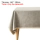 thumbnail image 2 of Mantel impermeable de lino de arpillera bordado con borla, mantel rectangular resistente sin arrugas para mesas, manteles rústicos para cocina de fiesta al aire libre, 2 of 6
