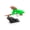 Girl (green), variant on Witch and wizard broom car decorations,Motion Activated Dashboard Decor That Drifts & Spins,fun gifts for car enthusiasts.
