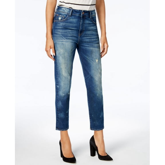 M1858 Claudia Ripped Cropped Jeans Winthrop 30