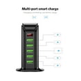 thumbnail image 2 of 5 Port Multi USB Charger HUB LED Display USB Charging Station Dock Universal Mobile Phone Desktop Wall Home Chargers For Phone Tablets Smartphones ,Multi-Device Charger, 2 of 7