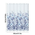 thumbnail image 2 of Shower Curtain Waterproof And Mildew Proof Bathroom Shower Curtain Punch-free Bathroom Partition Curtain, 2 of 5