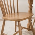 thumbnail image 5 of Bush Furniture Windsor High Back Spindle Dining Chairs - Set of 2 in Natural Honey Brown, 5 of 8