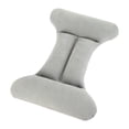 thumbnail image 1 of Almohada de aire flocada para cama, suave, cómoda, plegable, portátil y transpirable. Gris, 1 of 9