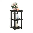thumbnail image 4 of Furinno Turn-N-Tube Classic 3-Tier End Table, Side Table, Espresso/Black, 4 of 6