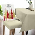 thumbnail image 2 of Chair Covers for Dining Room Set of 6,Christmas Green Xmas Tree Stretch Seat Protector Removable Washable Chairs Slipcovers for Kitchen Banquet Wedding Hotel,Golden Winter Snowflakes on White, 2 of 6