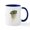 White/Navy Inside, variant on CafePress - Nerf Classic Melted Logo Mugs - 11 oz Ceramic Mug - Novelty Coffee Tea Cup