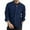 Dark blue, variant on Mens Casual Button Down Shirts Long Sleeve Chambray Shirts Mens Autumn Winter Corduroy Shirts Casual Long Sleeves Solid Color Buttoned Lightweight Shirts Wrinkle Free Shirt