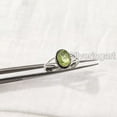 thumbnail image 5 of Natural Peridot Ring, AAA Peridot Gemstone Ring, August Birthstone, Adjustable Tiny Ring, Toe Ring, 925 Sterling Silver, Womens Ring, Christmas, Twisted Boho Ring, Handmade Statement Jewelry, 5 of 9