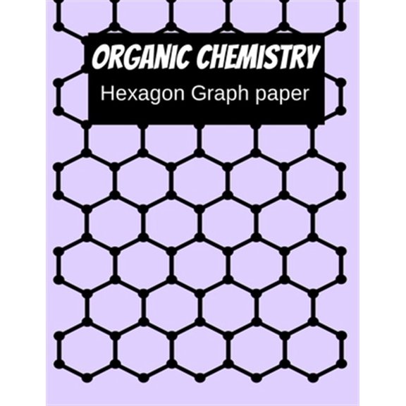 Pre-Owned Organic Chemistry Hexagon Graph Paper: 150 pages 8.5 X 11