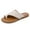 Beige, variant on Anuirheih Slip on Sandals Women,Women's Soft Soles Slippers Non-slip Sandals Clip Toe Beach Large Size Casual Flats(Black)