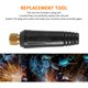 thumbnail image 4 of Juego De Conectores De Cable De Soldadura Conector Rápido De Junta De Cable De Soldadura De Plástico Negro Y Latón 100A-900A Conector De Panel De Cable De Soldadura Tig Para La Industria Yuarrent TO005592-01, 4 of 7