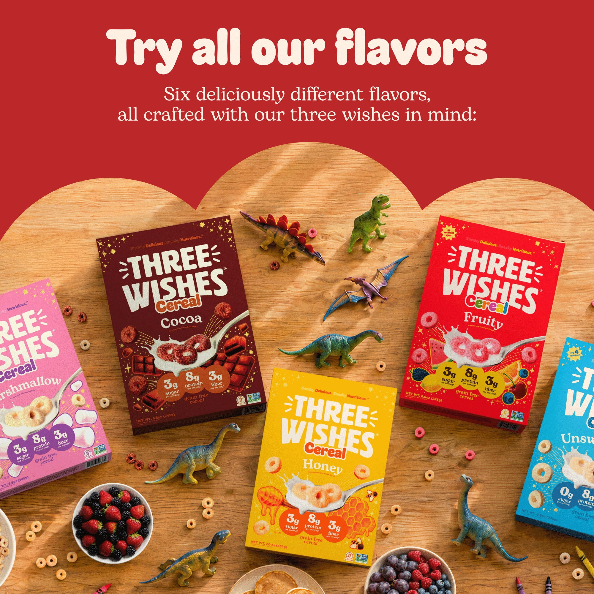 Three Wishes Grain Free Cereal - Pumpkin Spice