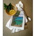 thumbnail image 2 of Lopez Island, Washington, Kayakers (100% Cotton Tea Towel, Decorative Hand Towel, Kitchen and Home), 2 of 3