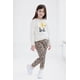 thumbnail image 2 of Conjunto de sudadera y pantalones de forro polar para niñas pequeñas con diseño de Barbie, 2 of 7