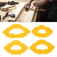 thumbnail image 1 of Gabarits de Routage de Coin, Plastique ABS Ergonomique Protecteur Efficace Haute Résistance à la Traction 4 Pcs Jig de Rond pour Menuiserie, 1 of 7