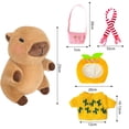 thumbnail image 2 of Set de peluche Kireidane Capybara con 7 prendas y accesorios, 2 of 8