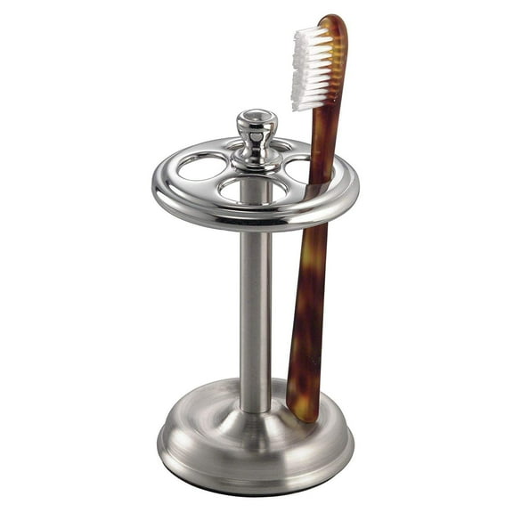 iDESIGN York Metal Series 76250 Toothbrush Holder, Steel
