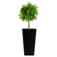 thumbnail image 2 of The HC Companies Cascade 15" Square Self Watering Flower Planter Pot, Black Onyx, 2 of 6
