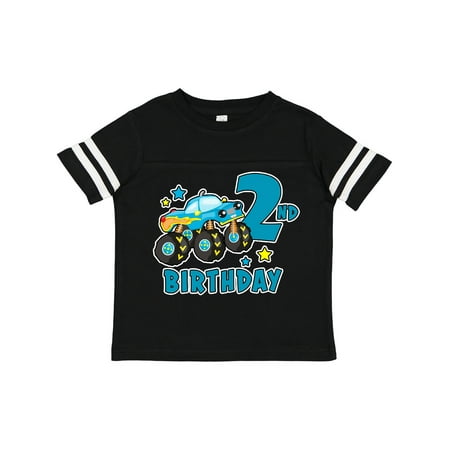 

Inktastic 2nd Birthday Monster Truck Gift Toddler Boy Girl T-Shirt