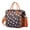 Orange-28, variant on Fluffy Fox Print Insulated Lunch Tote – Waterproof Lunch Box with Cute Cartoon Design, Multi-Pocket Cooler for Daily Office, School, or Picnic Use