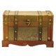 thumbnail image 3 of Caja de almacenamiento decorativa elegante retro, joyero de madera, organizador para pulsera, collar, cosméticos, oro L, 3 of 14