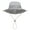 Grey, variant on Kids Sun Hat Boys and Girls Breathable Mesh Bucket Hat â UV Protection Full Face Coverage Sunscreen Cap, Summer Essentials Beach Hat for 3-10 Year Outdoor Hiking & Play