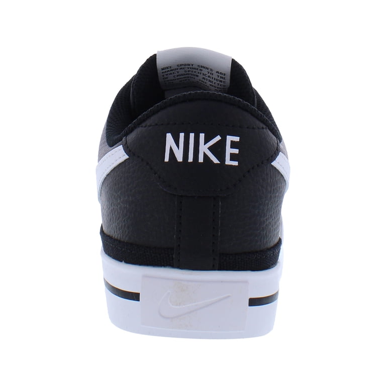 Nike Black Leather Court Legacy Canvas Mens Black And White  Sneakers s-l400.jpg main image 4