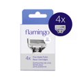 thumbnail image 1 of Flamingo Pubic Women’s Razor Blade Refill Cartridges - 4ct, 1 of 8