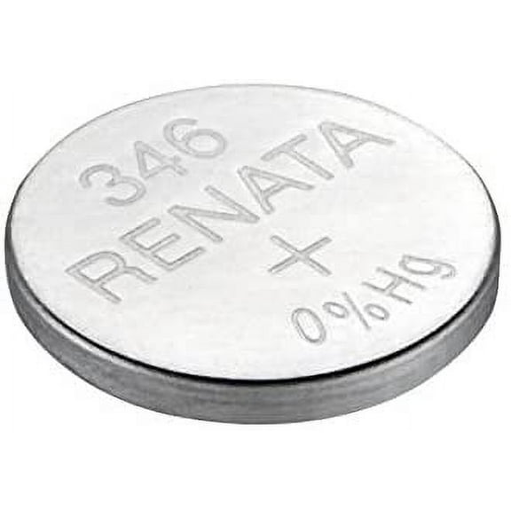 Renata Single Watch Battery Swiss Made Renata 346 or SR 712 SW 1.55V (1 Battery, 346 or SR 712 SW)