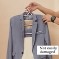 thumbnail image 2 of Baohd Pants Hanger Multi-layer S-Type Jeans Trousers Hanging Rack Plastic Closet Organizer, Pink, 2 of 7
